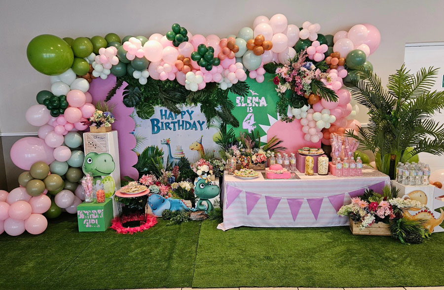 dinosaur kids themed party